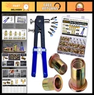 Rivet Tool Kit 430PCS - Metric Nuts M8/M6/M5/M4/M3 For Furniture, Auto. Fixed Price $46.99.