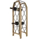 Deco 79 Wood Tall 8 Slot Wine Rack With Gray Metal Curved Teardrop Holders, 1.... Fixed Price $103.32.