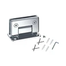 Brixwell Heavy Duty Bevel Edge Shower HINGE,90-DEGREE,BRIGHT Chrome Finish. Fixed Price $88.07.