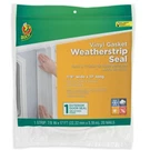 Duck Brand #288249 Vinyl Gasket Weatherstrip Seal - White, .88 In. X 17 Ft.. Fixed Price $16.00.