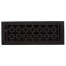 Signature Hardware Durand Cast Iron Floor Register - Black 4''X10''. Fixed Price $47.52.
