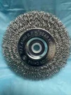 Mercer INDUSTRIES-4" X 1/2" 1/2-3/8 Arbor Crimped Wire Wheel,fine 4500RPM. Fixed Price $9.76.