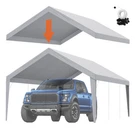 Vevor Carport Replacement Canopy Shelter Tent 13X20FT Grey Not Include Frame. Fixed Price $65.90.