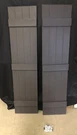 Ekena Millwork Joined Board/batten Shutters Pair 14" X 59" Musket Brown. Fixed Price $51.11.