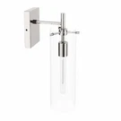 Modway Skylark Modern Style Glass Wall Sconce In Clear/polished Nickel. Fixed Price $40.03.