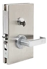 Brushed Stainless 6" X 10" Rhr Center Lock With Deadlatch Office Function. Fixed Price $1118.07.