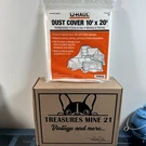 Uhaul Dust Cover 10' X 20' Multipurpose Heavy Grade Polyethylene Mil (25F47). Fixed Price $9.00.