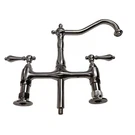 Signature Hardware 329238 Bellevue Bridge Kitchen Faucet - Brushed Nickel *read. Fixed Price $200.90.