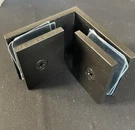 Crl SGC90MBL Matte Black Square Degree Glass-to-glass Clamp. Fixed Price $29.50.