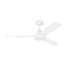 Monte Carlo Jovie 52" 3 Blade Ceiling Fan, Modern Style, Matte White. Fixed Price $259.00.