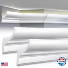 Pushglossy 16 Pcs 47.24TOTAL 63 Ft Ceiling Crown Molding Led Duct Kit For. Fixed Price $201.58.