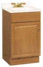 Rsi Richmond 18-1/2 In. X 16-1/4 Bath Vanity Oak With Cultured Marble. Fixed Price $275.00.