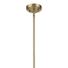 Kichler Everly Light Bell 13.75" Pendant, Brass/clear Seeded - 42456NBRCS. Fixed Price $194.99.