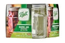 New Ball Collection Elite Sharing Jars W/ Lids, 16OZ Ea Pack Of 4. Fixed Price $25.88.