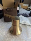 Signature Hardware Lentz Lever Handle Brushed Gold Shlzpblevbg - Only. Fixed Price $35.99.