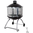 Living Accents SRFP2822 Black Steel Porcelain Fire Pit D In. With Tube Legs. Fixed Price $181.39.