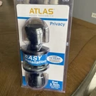 1 Atlas Oil Rubbed Bronze Button Lock Bath Privacy Tulip Doorknob Handle. Fixed Price $18.00.