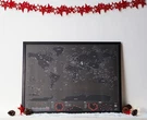 Scratch Map Capitals Edition Poster Luckies Personal Travel Log Gift By. Fixed Price $23.14.