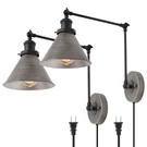 Lnc Swing Wall Lamp Modern Plug Sconce Hardwired Adjustable Farmh.... Fixed Price $128.30.