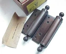 Antique Lawson Milwaukee Nu Jamb Spring Loaded Swinging Door Hinges.. Fixed Price $12.89.