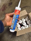 12 Pack - Red Devil Max Stretch 10.1 Oz White Elastomeric Sealant Tube. Fixed Price $52.99.