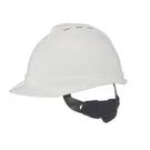 Msa White Gard Ansi Osha Construction Hard Hat Vented 6 Pt Ratchet Suspension. Fixed Price $28.25.