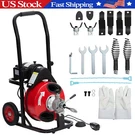 Drain Cleaner Machine ,auto Feed 100FT X 3/8" Electric Auger Sewer Snake. Fixed Price $279.99.