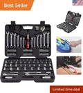 Portable 161 Pc Sae & Metric Socket Wrench Kit For Auto Repair Enthusiasts. Fixed Price $142.11.