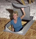 Attic Tent AT-4 Cover/insulator 25" X 54" 13" Rough Opening Silver. Fixed Price $186.00.