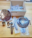 Delta RP54870 600 Series Tub & Shower Renovation Kit In Chrome -with Head. Fixed Price $115.00.