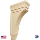 Ekena Millwork CORW05X10X18LUMA Extra Large Lucan Wood Corbels 5W 10D 18H. Fixed Price $191.93.