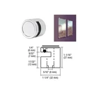 Crl Satin Chrome Edge Grip For 1/4" Material EG14SC. Fixed Price $21.00.