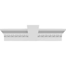 Ekena Millwork Endurathane Traditional Crosshead W/flat Keystone And Egg Dart. Fixed Price $170.85.