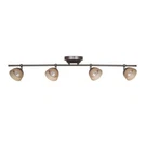 Madison 3 Ft. Light Rubbed Bronze Led Fixed Track With 400 Lm/head By Hampton. Fixed Price $55.99.