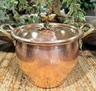 Ruffoni Historia Hammered Copper Stock Pot 3.75 Quart W/ Acorn Knob Lid. Fixed Price $322.50.