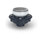 EZ1-PV2 5" Round Nickel Bronze Top With 2"X3" Pvc Solvent Weld Outlet Drain. Fixed Price $45.99.