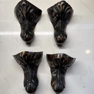 Kingston Brass Tudor Iron Claw NH-1002-2 Tub Feet Oil Rubbed Bronze 4 Pc Set. Fixed Price $99.99.