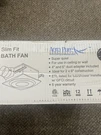 Aero Pure AP120H-SL-W Designer Series Humidity Sensor Led Light Bath Fan White. Fixed Price $165.00.