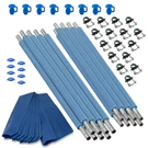 Trampoline Replacement Enclosure Poles, Set Of 8. Fixed Price $45.00.