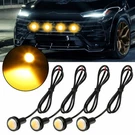 4PCS Raptor Style Led Amber Grille Lighting Kit Universal Truck Suv Ford Svt. Fixed Price $9.48.