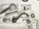 Hansgrohe Limbo 4-HOLE 2-HANDLE Tub Filler W/shower 06112830 Polished Nickel. Fixed Price $224.99.