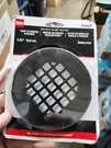 Oatey 4-1/4 In. Round Snap-tite Shower Strainer Matte Black Model 42422. Fixed Price $14.99.