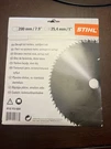 Stihl Oem Scratcher Tooth Saw Blade 200MM / 7.9" X 1" 4112-713-4201 Japan. Fixed Price $32.00.