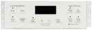 Ge Oven WB27X29092 164D8450G175 Control Board - White Overlay. Fixed Price $32.81.
