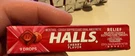 Halls Mentho-lyptus Cough Suppressant Cherry, 9-COUNT Drops Pack Of 19 Exp 12/26. Fixed Price $19.99.