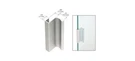 Crl Satin Anodized Aluminum Pull With 7/16" Lip For Sliding Glass Panel Door. Fixed Price $35.11.