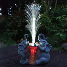Rctticuu Elephant Statue Solar Garden Decor,resin. Fixed Price $43.90.