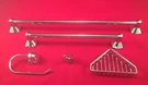 Keuco City 5 Piece Bath Set Towel Bars Tp Holder Hook Chrome Finish Germany. Fixed Price $299.99.