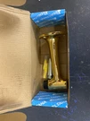 Deltana DSF600CR003 Solid Brass 6" Floor Mount Door Stop - Lifetime Polished. Fixed Price $73.99.