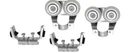 CRL3927 Ez-slide 180 Rollers And Stops. Fixed Price $236.23.